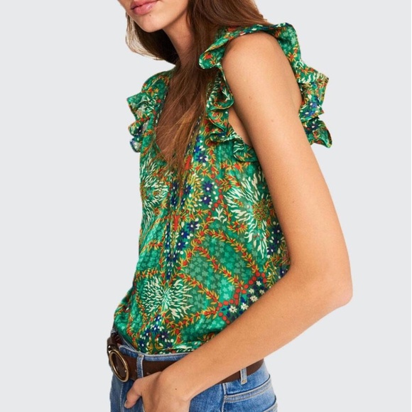 BA&SH Haby Reversible Blouse | Size XS (US 4) | Good Pre-Owned Condition - Picture 2 of 15